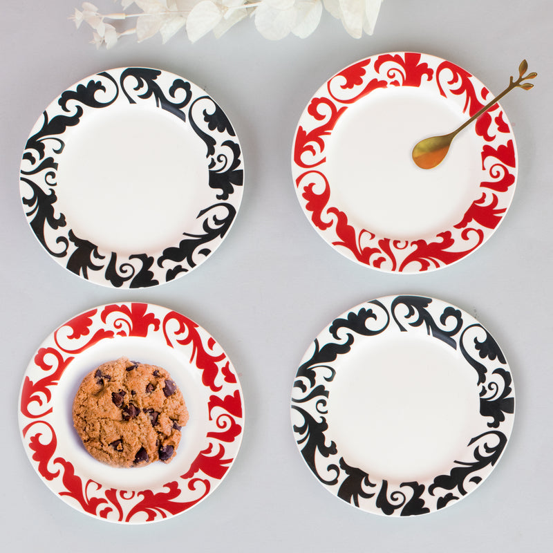 Traditional Motif 5.5-inch Snack Plate Snack Plate June Trading   