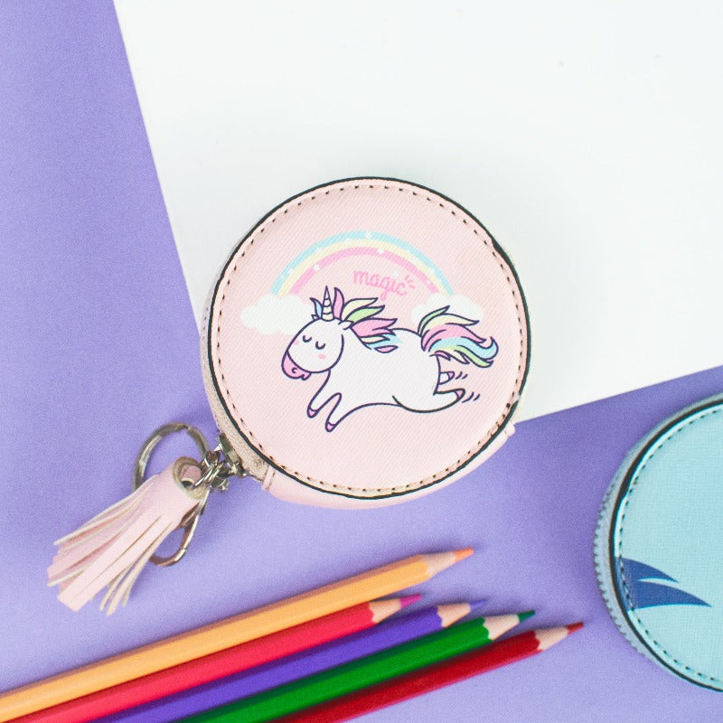 Everything Unicorn Coin Pouch Keychain