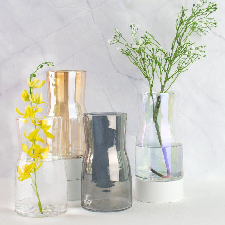 Iridescent Carafe Glass Vase Vases June Trading   