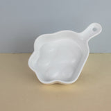 Paw Shaped Snack Tray (Small) Serving Bowls June Trading Rice White  