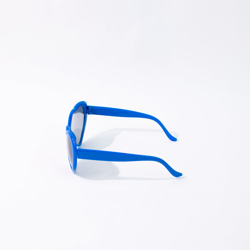 Lapis Blue Heart Effect Diffraction Sunglass Eyewear June Trading   