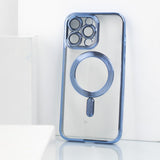 iPhone 15 Pro Max Magsafe Metallic Case With Camera Lens Protector
