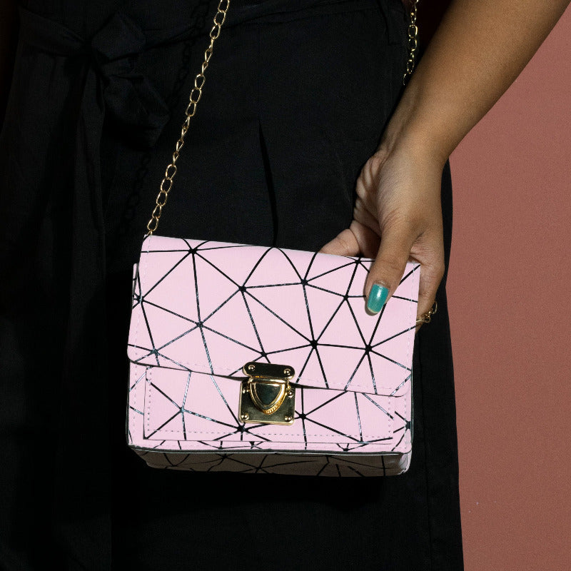 Geometric Abstract Sling Bag Women Sling Bag June Trading   