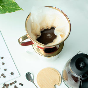 Retro Ceramic Coffee Pour Over Coffee Maker June Trading   