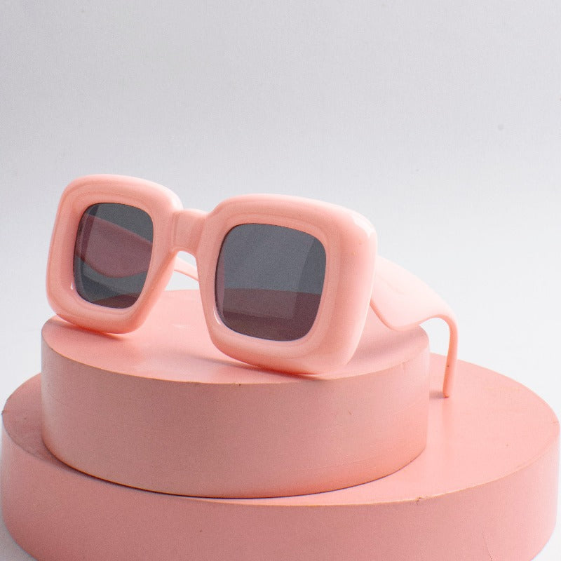 Coral Blush Funky Oversized Kids' Sunglasses