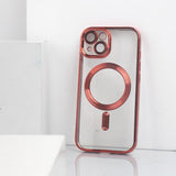 iPhone 15 Magsafe Metallic Case With Camera Lens Protector