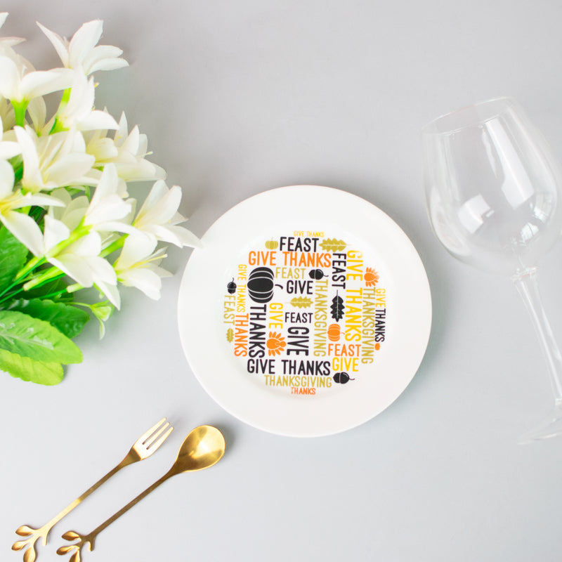 Maple Leaves 5.5-Inch Snack Plate