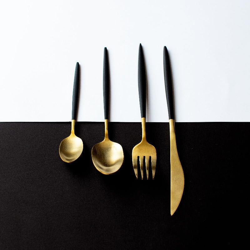 Noir Cutlery Set Cutlery June Trading   