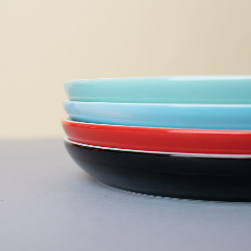 Coloured Base Serving Plate (8 Inches) Starter Plates June Trading   