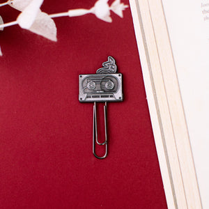 Metallic Paper Clip Bookmark - Music Paper Clip June Trading   