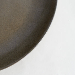 Glazed Earthenware Dinner Plate - Burnt Brown (9 Inches) Dinner Plates June Trading   