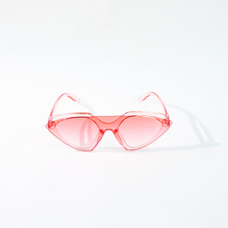 Angular Peach Pink Tint Spy Sunglass Eyewear June Trading   