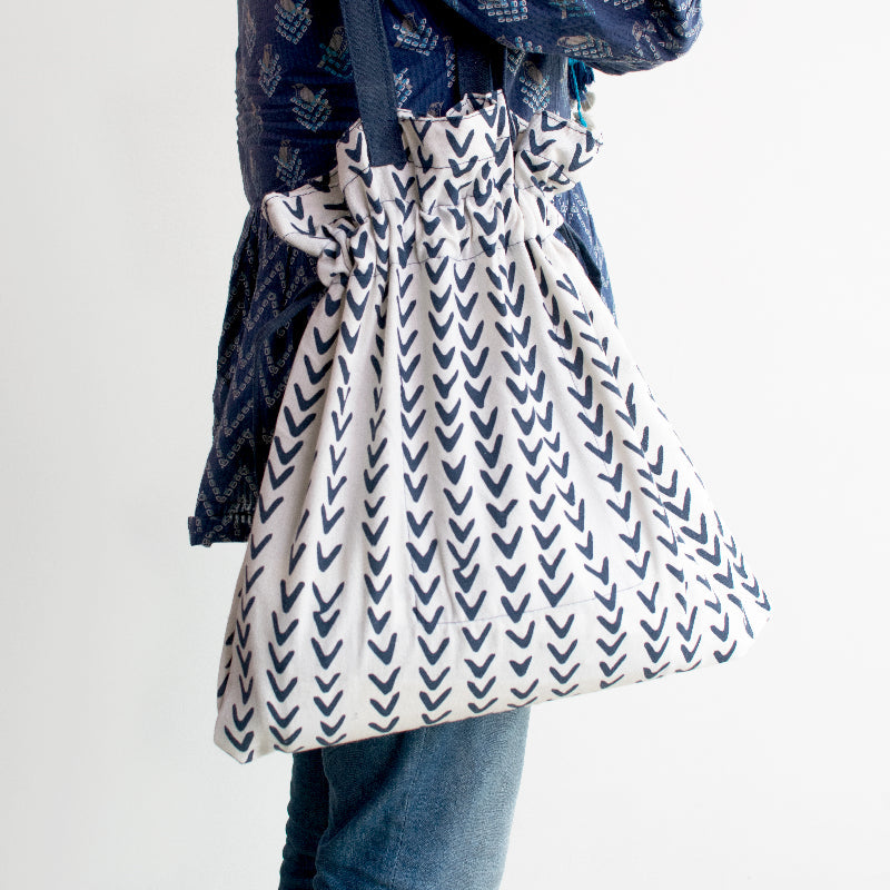 Traditional Print Shoulder Bag