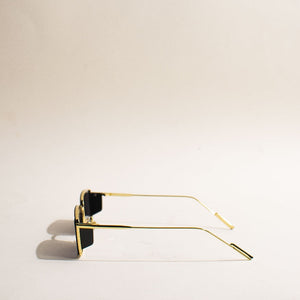 Haute Style Ink Black Sunglass Eyewear June Trading   