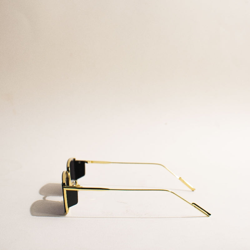 Haute Style Ink Black Sunglass Eyewear June Trading   