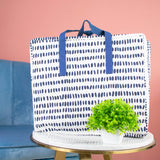 Aztec Pattern Blanket Cover Bag Tote Bag June Trading White Melanie  