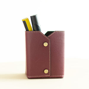 Multi-Purpose Leather Stand Desk Organisers June Trading   