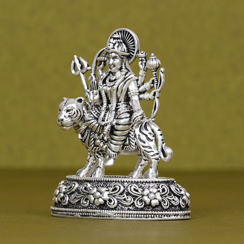 SABERA Durga Ji On Tiger – Car Dashboard Idol