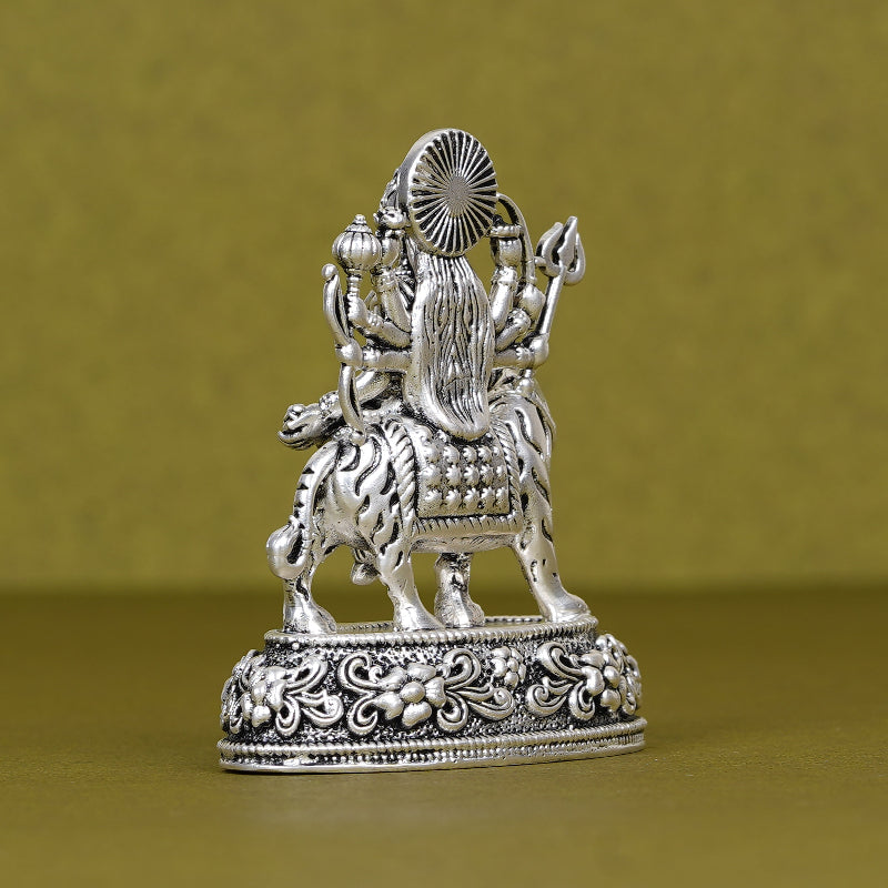 SABERA Durga Ji On Tiger – Car Dashboard Idol