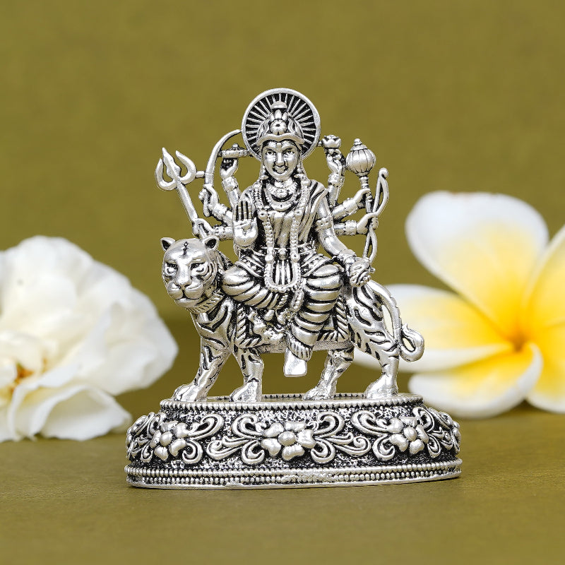 SABERA Durga Ji On Tiger – Car Dashboard Idol