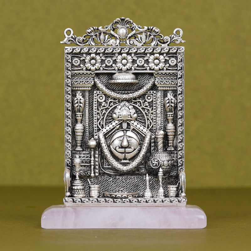 SABERA Silver Salasar Balaji Idol – Intricate Dashboard Blessing