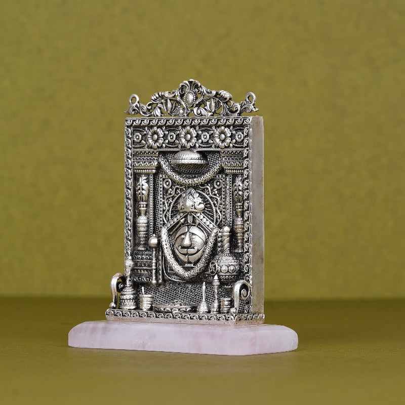 SABERA Silver Salasar Balaji Idol – Intricate Dashboard Blessing