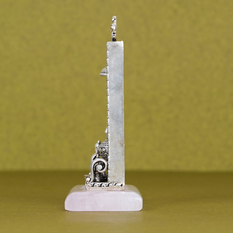 SABERA Silver Salasar Balaji Idol – Intricate Dashboard Blessing