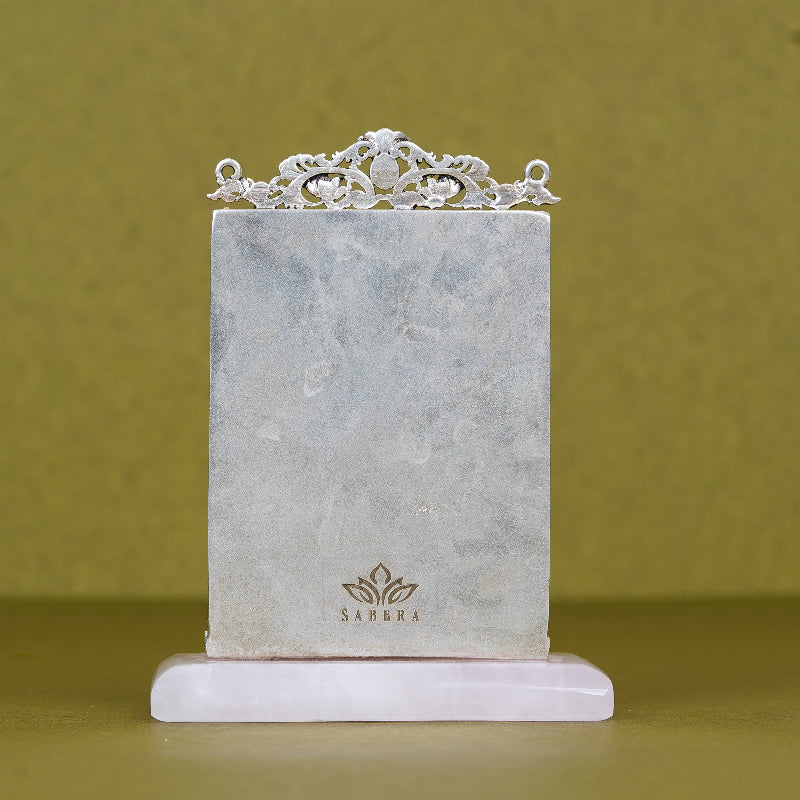 SABERA Silver Salasar Balaji Idol – Intricate Dashboard Blessing