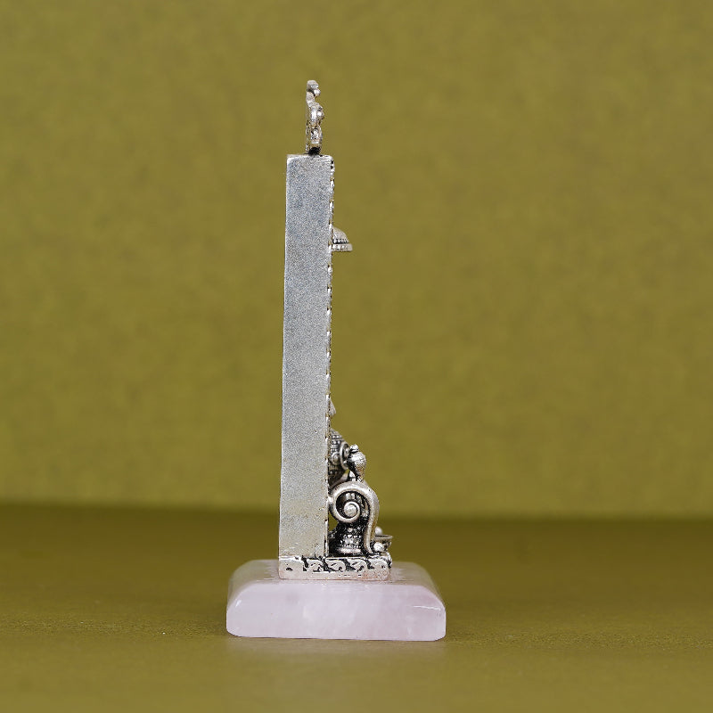 SABERA Silver Salasar Balaji Idol – Intricate Dashboard Blessing