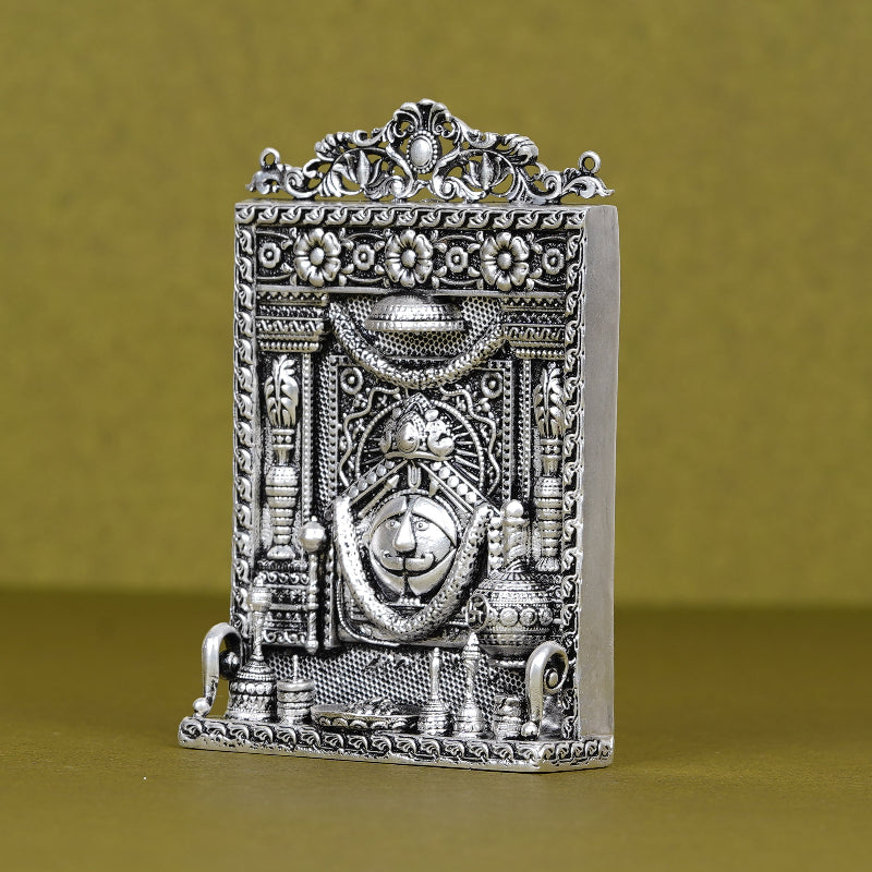 SABERA Silver Salasar Balaji Idol – Intricate Dashboard Blessing