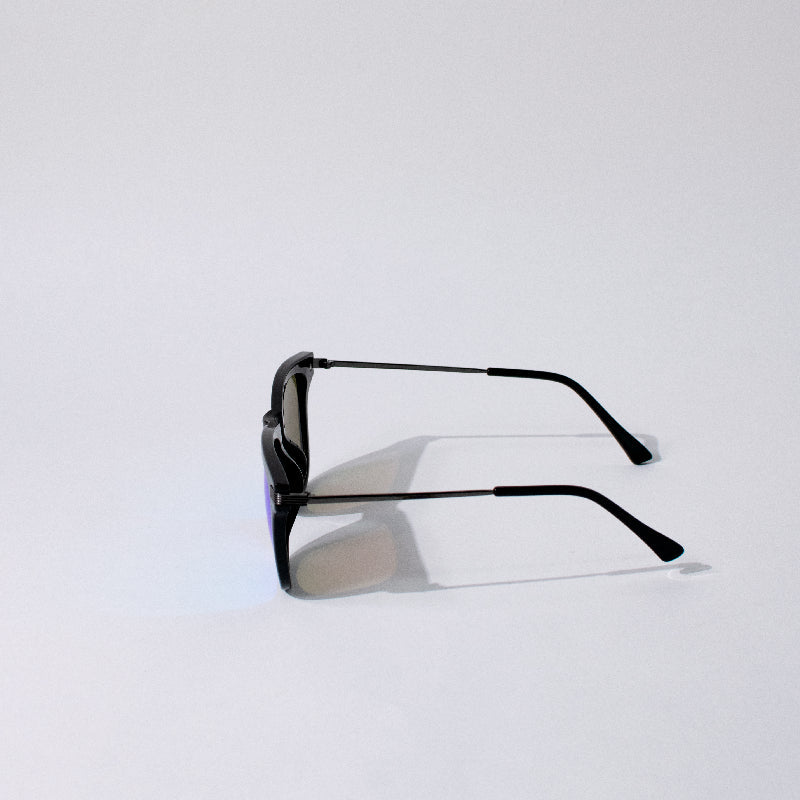 Voguish Wayfarer Aqua Mirror Sunglass Eyewear ERL   