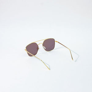 That's Snatched Gold Frame Aqua Sunglass Eyewear ERL   