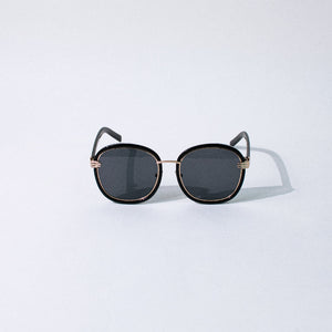 Suave Black Frame Mirror Sunglass Eyewear ERL   