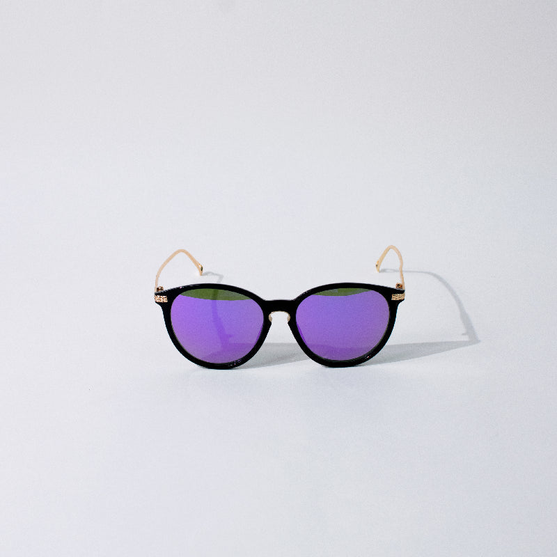 Chic & Classy Purple Mirror Sunglass Eyewear ERL   