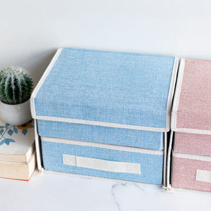 Pastel Two-Shelves Foldable Storage Organizer Basic Organisers ERL   