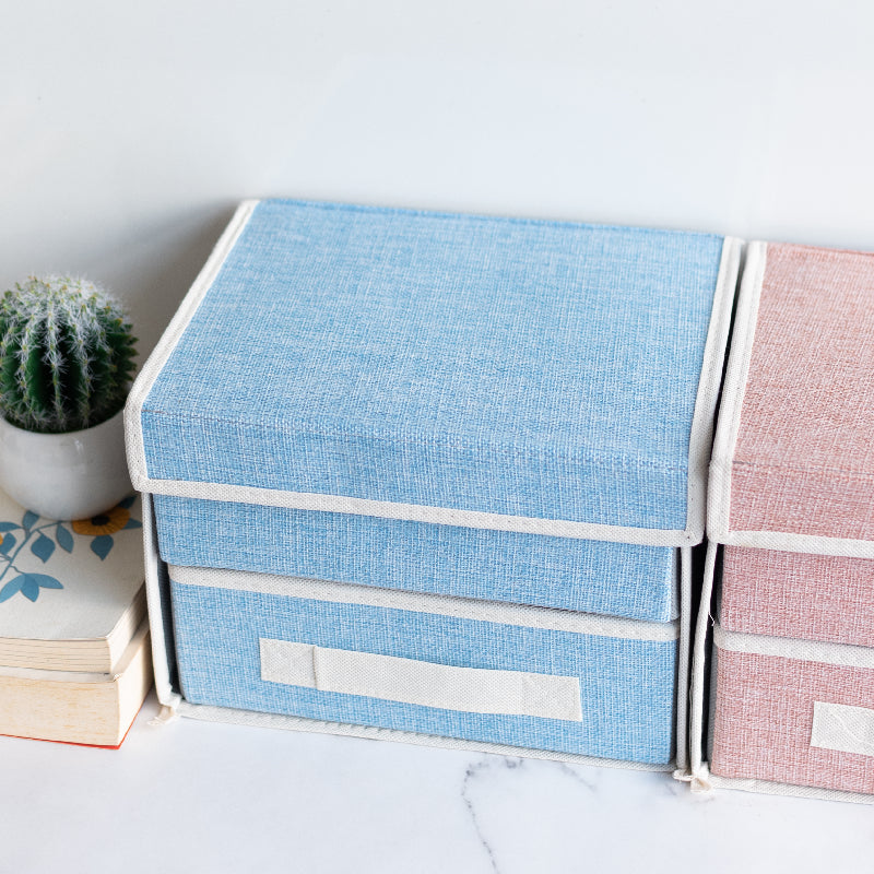 Pastel Two-Shelves Foldable Storage Organizer Basic Organisers ERL   