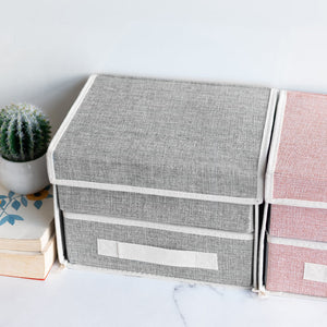 Pastel Two-Shelves Foldable Storage Organizer Basic Organisers ERL   