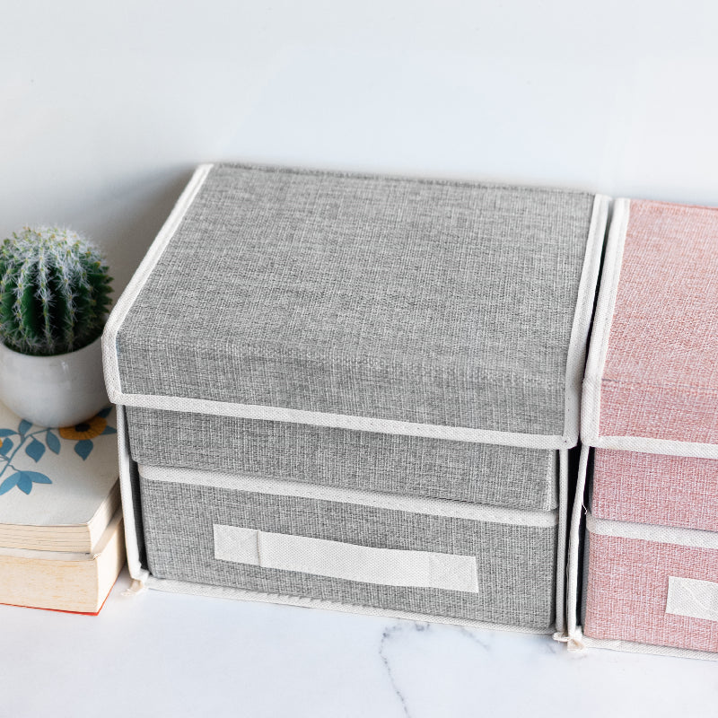 Pastel Two-Shelves Foldable Storage Organizer Basic Organisers ERL   