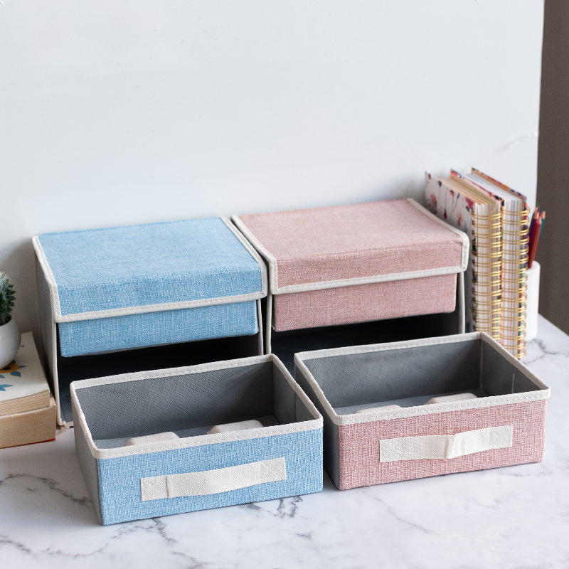 Pastel Two-Shelves Foldable Storage Organizer Basic Organisers ERL   