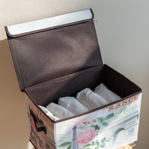 Retro Print Foldable Storage Organizer Basic Organisers ERL   