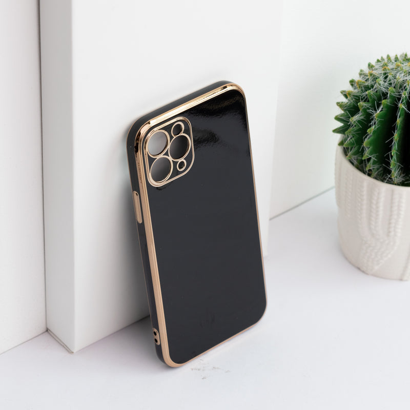 Apple iPhone 11 Pro Golden Edge Solid Color Cover iPhone 11 Pro June Trading   