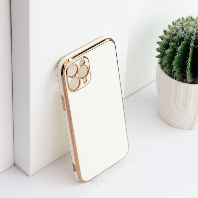 Apple iPhone 11 Pro Golden Edge Solid Color Cover iPhone 11 Pro June Trading   