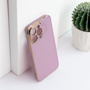 Apple iPhone 13 Pro Golden Edge Solid Color Cover iPhone 13 Pro June Trading   
