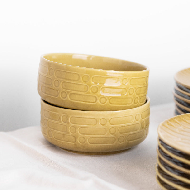 Dot & Dash Snack Bowl (6 Inches) Soup Bowls June Trading   