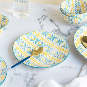 Colorful Designer Moroccan Starter Plate Starter Plates June Trading   