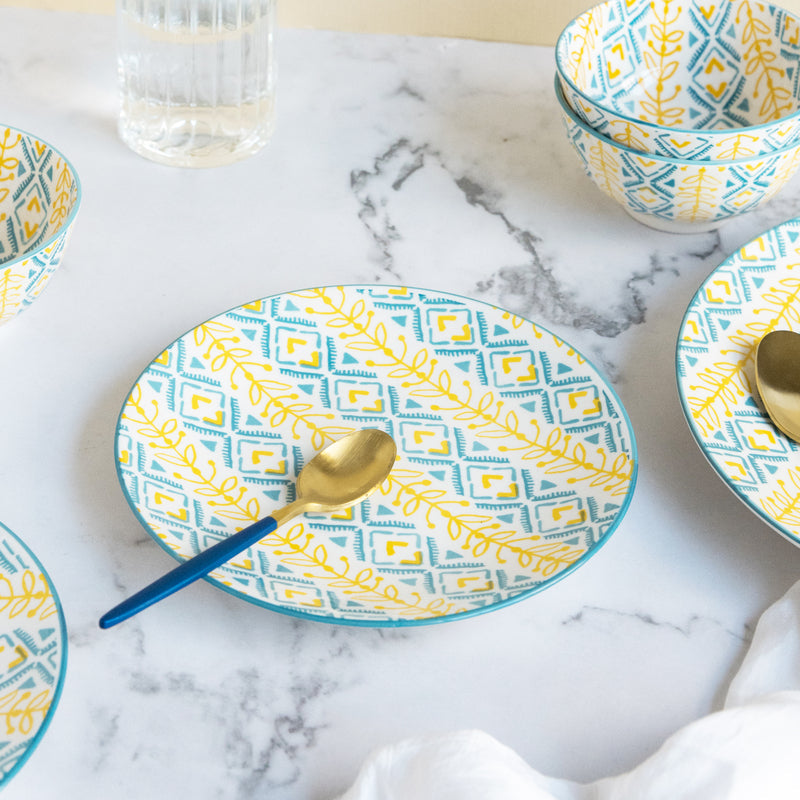 Colorful Designer Moroccan Starter Plate Starter Plates June Trading   