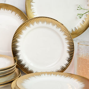Aurulent Classy Serving 12 Pieces Plate Set Dinner Sets June Trading   