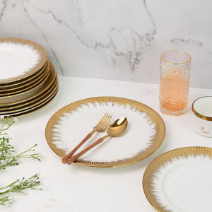 Aurulent Classy Serving 12 Pieces Plate Set Dinner Sets June Trading   