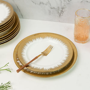 Aurulent Classy Serving 12 Pieces Plate Set Dinner Sets June Trading   