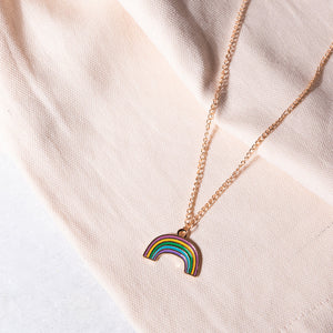 Stunning Rainbow Pendant - Necklace Necklace June Trading   